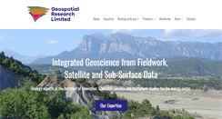 Desktop Screenshot of geospatial-research.com